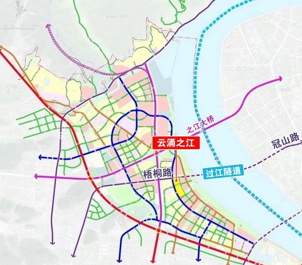 云涌之江交通图-小柯网